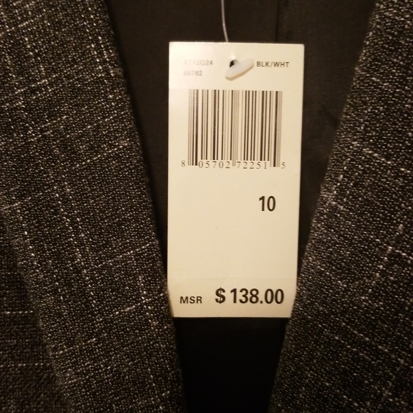 NWT Gray Max Studio Business Suit Jacket Blazer - Picture 6 of 9